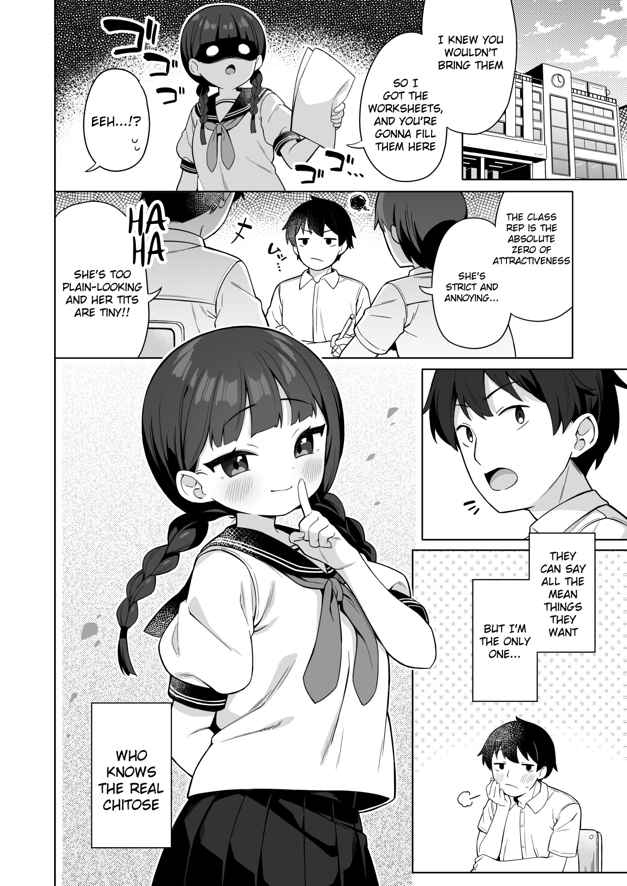 Hentai Manga Comic-The tiny class president shows me her secrets.-Read-29